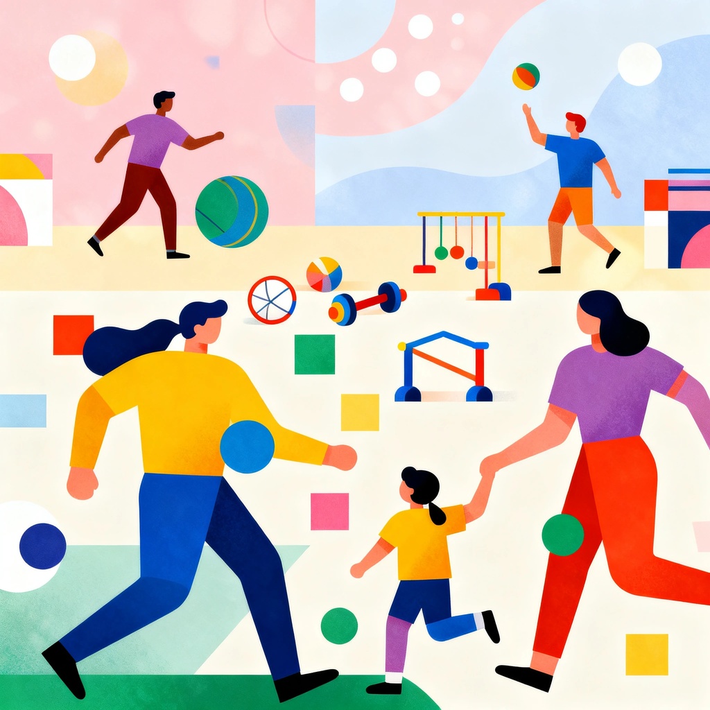 Actividad Familiar: Jugando Juntos por la Salud